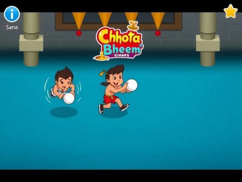 Chhota Bheem Swimming Race Gameplay